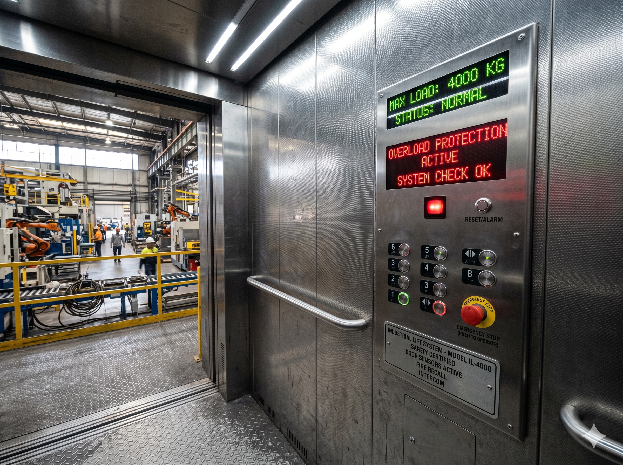 Industrial Elevator Systems in India features